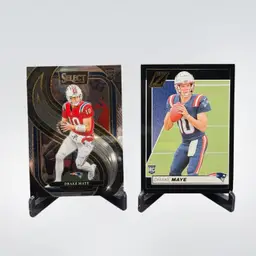 DRAKE MAYE 2024 Panini Select #133 Premier Level RC Rookie Patriots