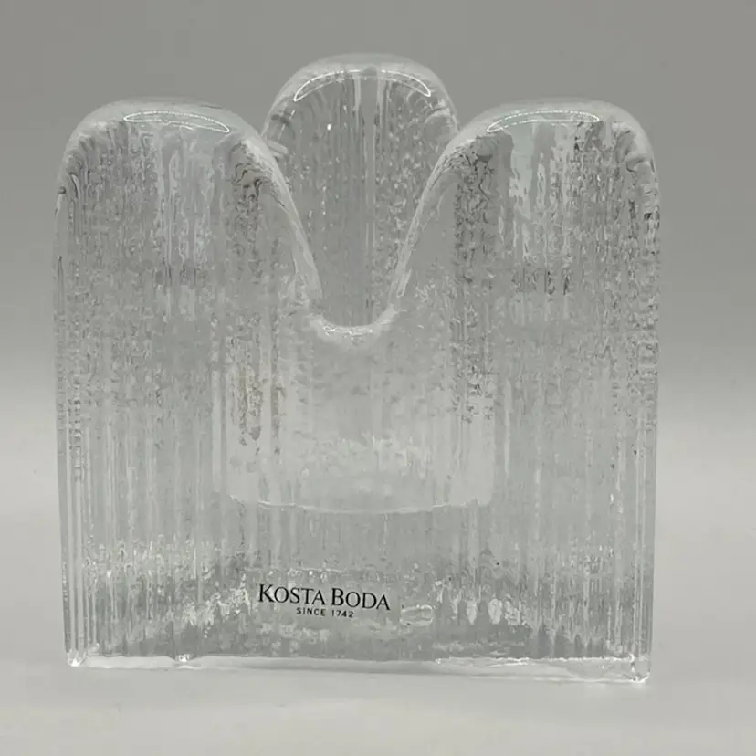 Kosta Boda Skyline Votive Holder, 3 1/4β Tall, 3 1/4β Wide