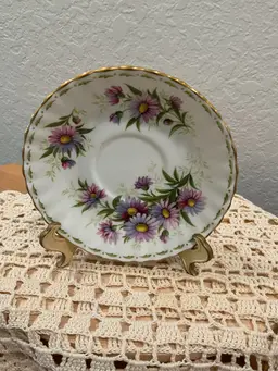 Royal Albert Michaelmas Daisy Sept Saucer 5.5”