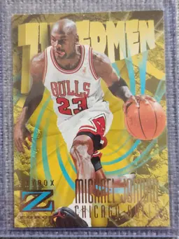 Michael Jordan 1997 Skybox Zupermen Card