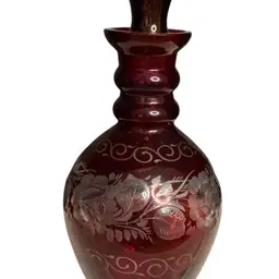 #01 Bohemian Crystal Decanter