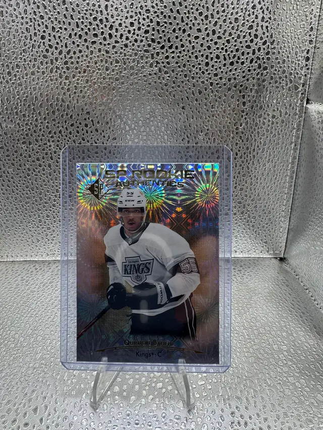 2021-22 SP Gold Patterned Foilboard #127 Quinton Byfield