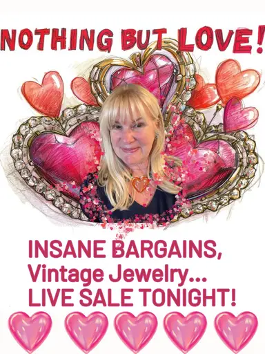 Vintage Jewelry, Hearts, Pink, Red & More! Nothing But Love!