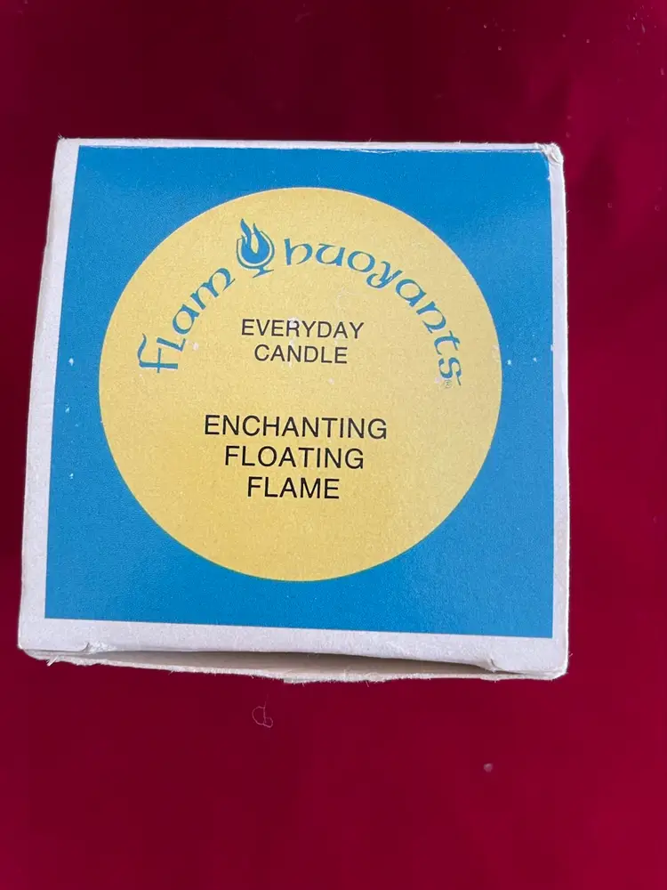 Vintage “Flam Buoyant” Floating Flame Candle