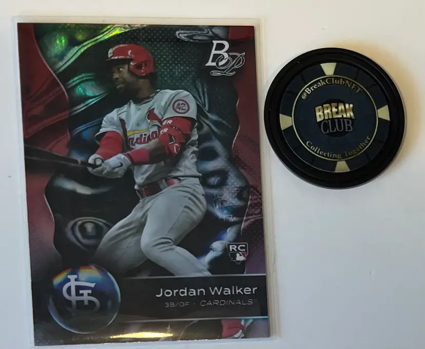 Jordan Walker RC Bowman Platinum St. Louis Cardinals