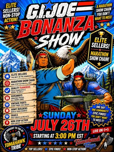 The Tomahawk Tribe GI Joe Bonanza Marathon Show