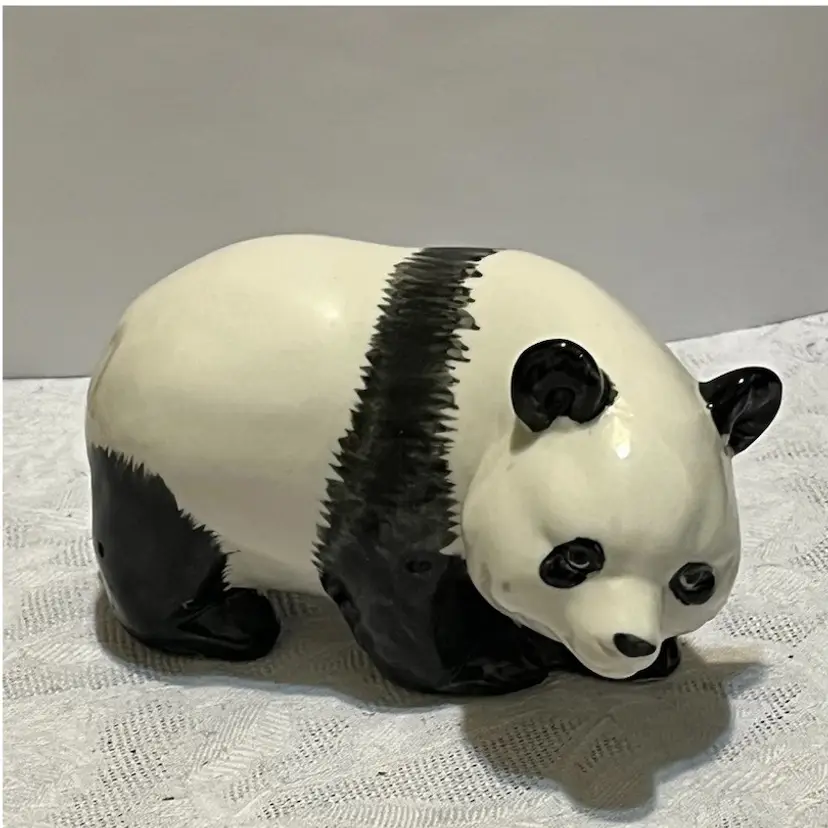 Vintage Panda Bear Figurine