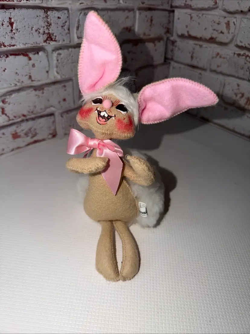 Anna lee Bug Bunny With Fluffy Tail Easter Time