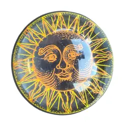 Acrylic Sun Face Paperweight