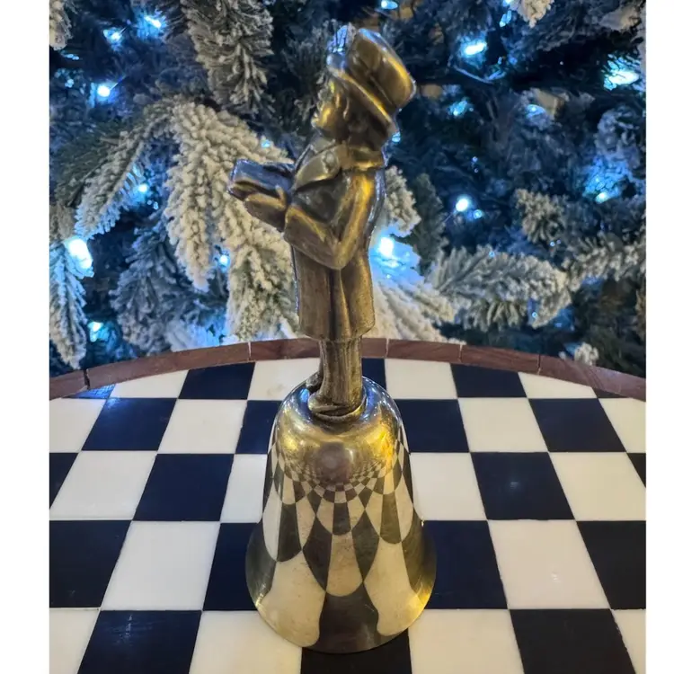 Vintage Reed And Barton Caroler Bell