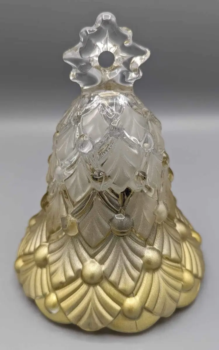 Mikasa Winter Dreams Gold Bell 6” X 4 1/2”