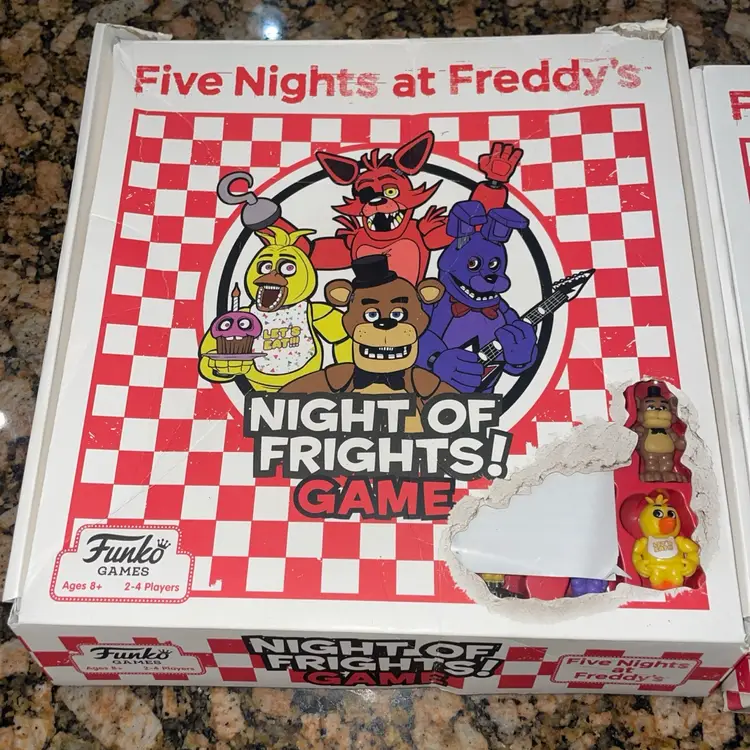 2 - Funko Board Games Five Night's at Freddy's Nights of Frights! 100% Complete!