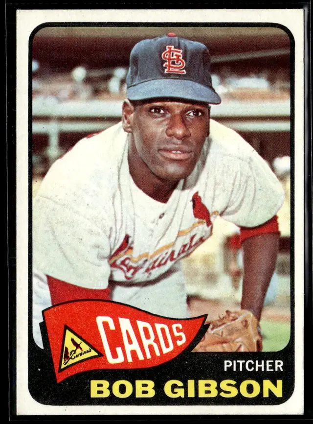 #164 Bob Gibson 1965 Topps #320 *LIVE AUCTION*
