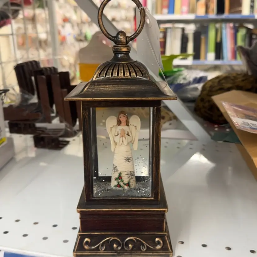 angel snow globe