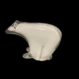 Dynasty Art Glass Hand Blown Polar Bear