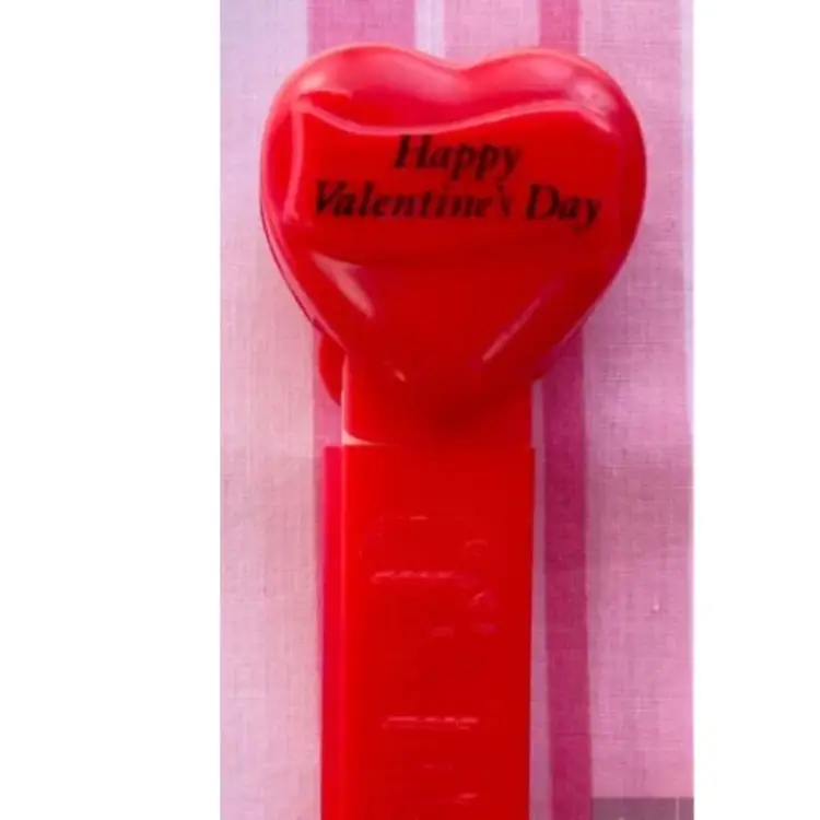 Vintage 1996 Pez dispenser Valentines Day red Heart no feet Vtg Novelty Candy