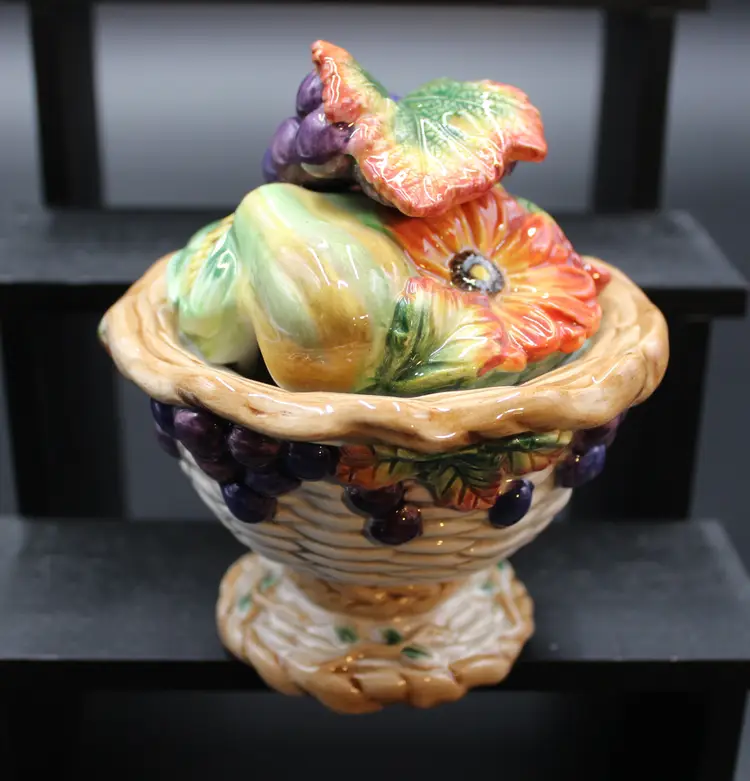 Fitz and Floyd Autumn Bounty Cream and Sugar set