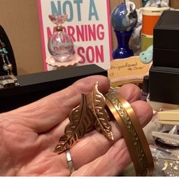 Copper Earrings And Bracelet