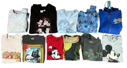Lot Of 11 Kids Youth Clothes Mixed Graphic T Shirts Sweatshirts Hoodies Disney