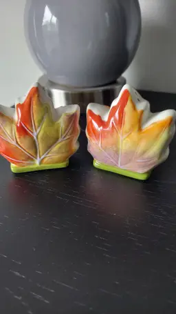 Fall/Autumn Leaves Salt and Pepper Shakers