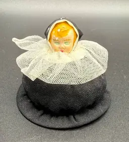 Pincushion Nun Chalkware Head