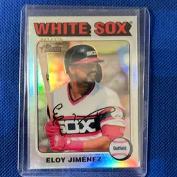 2024 Heritage Chrome Eloy Jimenez 165 Silver Refractor 002/225