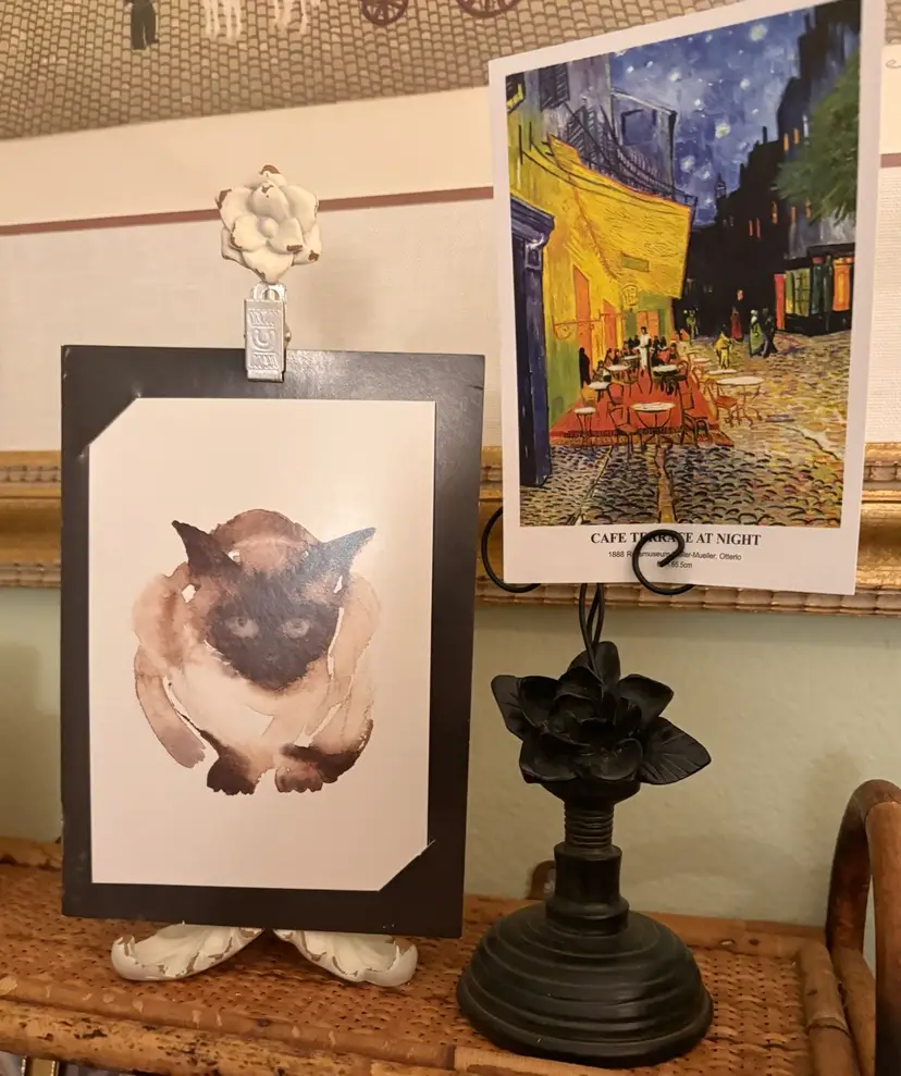 Set Of Two Picture Stands