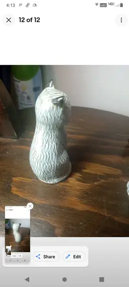 Older Item ~ 1960’s Set 3 ~ Cloisonné Cats ~ Gold Gilt ~ Old Stock ~ Adorable