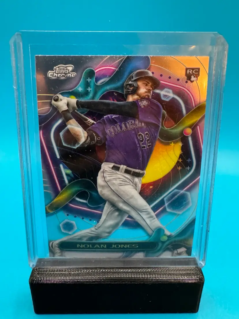 Nolan Jones Cosmic Chrome RC Colorado Rockies