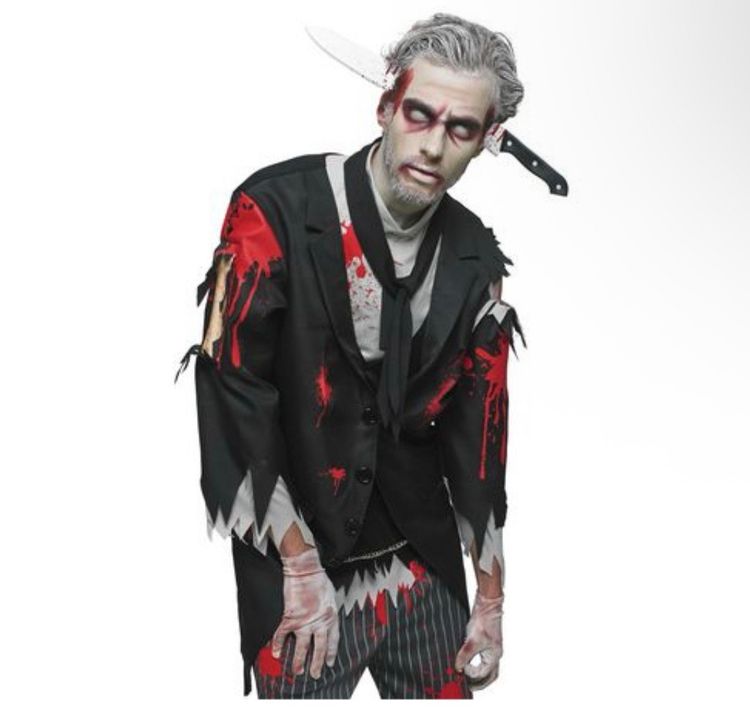 BLOODY BUTLER HALLOWEEN COSTUME SIZE L (36-38)