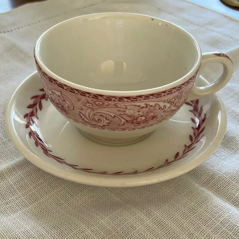 Walker Mis- Matched Teacup And Saucer