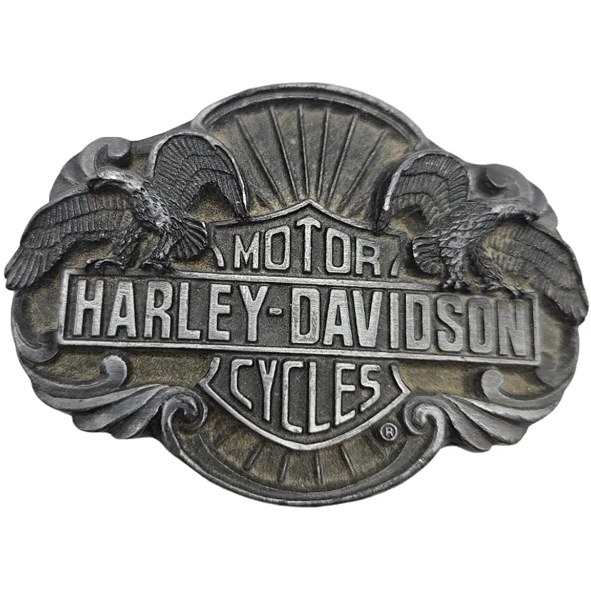 vintage Harley-Davidson belt buckle