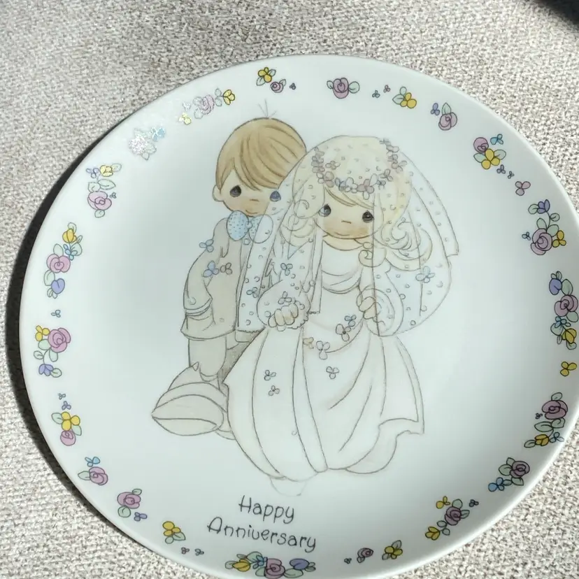 Pastel Kitsch Nostalgic Cottagecore Vintage Precious Moments 1980s Anniversary by Sam Butcher.