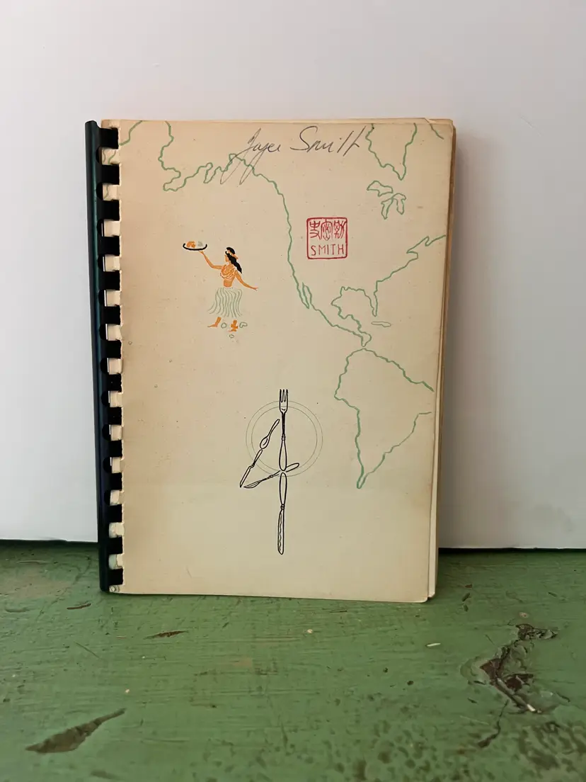 Recipes from the East. 1959 Vintage Cookbook by Irma Walker Ross. Softcover Illustrated