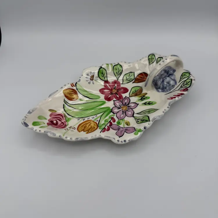 Vintage Blue Ridge Celery Dish