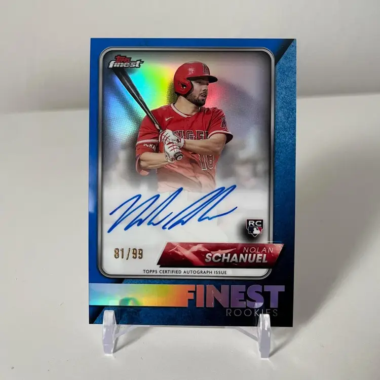 Nolan Schanuel Los Angeles Angels Rookie Auto /99