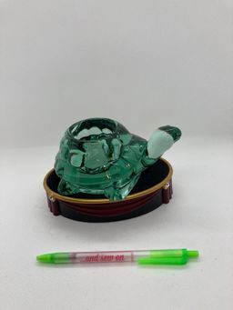 Glass turtle 
tealight holder
paperweight