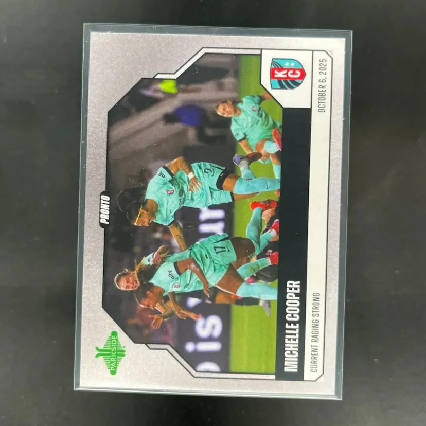 Michelle Cooper 2025 Parkside Pronto Silver /10 Soccer Card