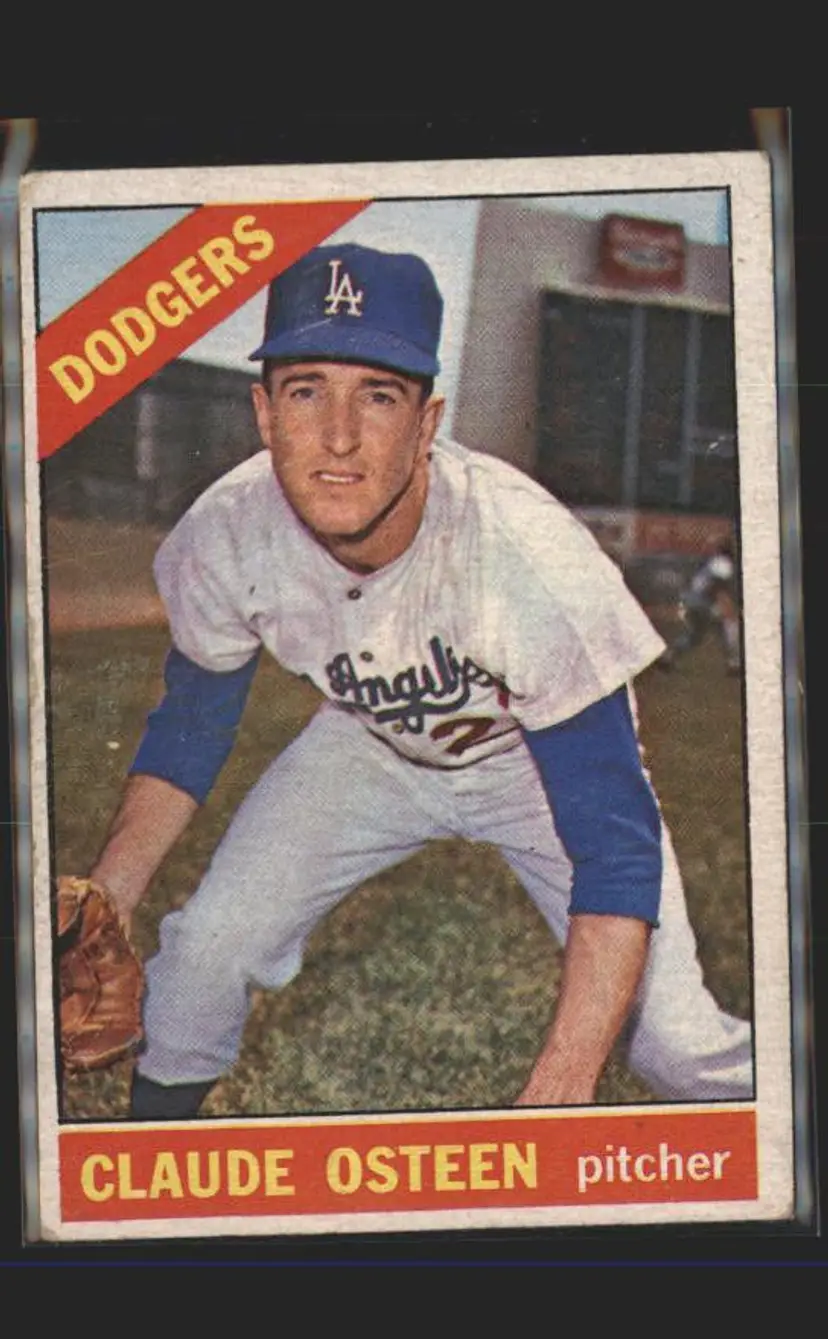 1966 Topps #270 Claude Osteen - (137) - Los Angeles Dodgers