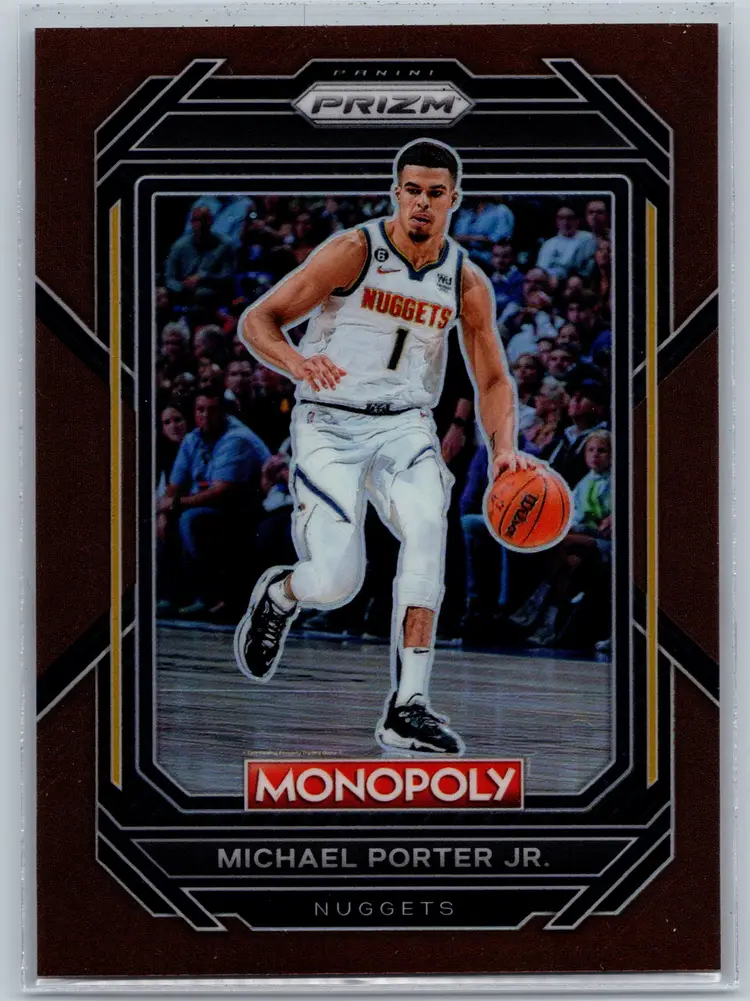 Michael Porter Jr. Brown 2022-23 Panini Prizm Monopoly Prizm 10/249 SP Nuggets