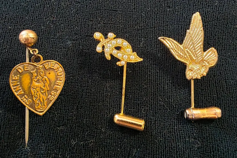 3 Vintage Stick Pins