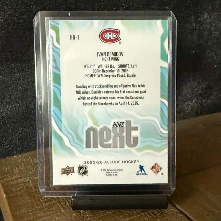 Ivan Demidov - 2025-26 Upper Deck Allure - Montreal Canadiens