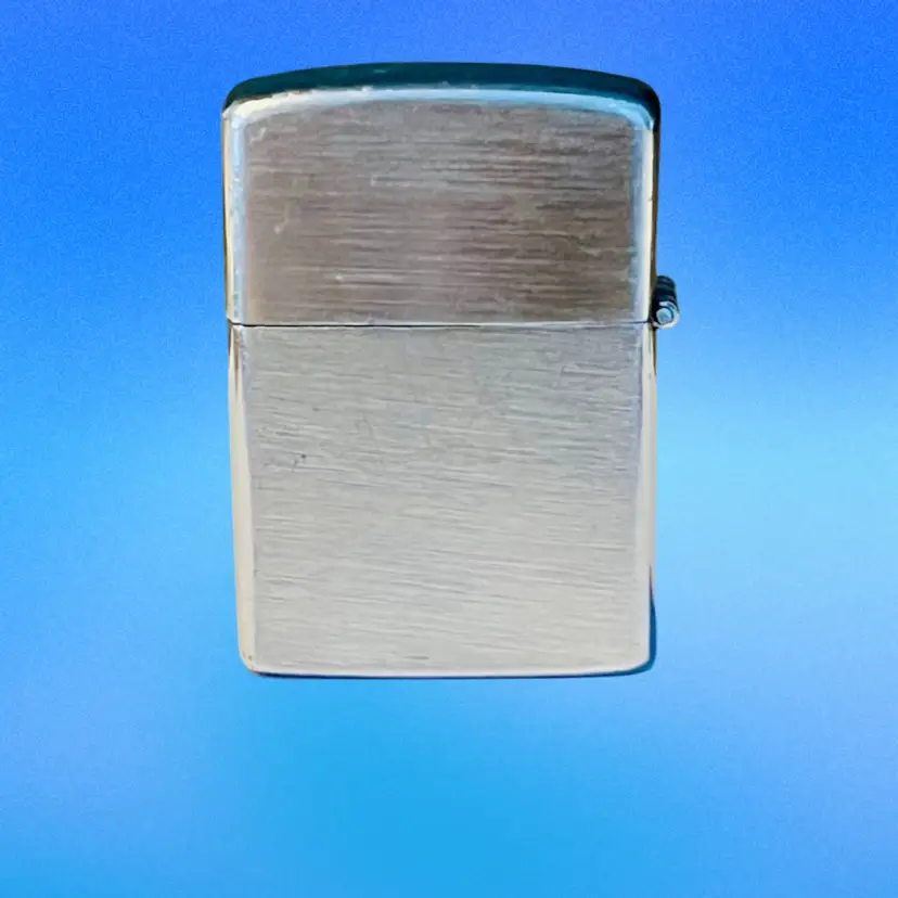 Vintage Kron Imperial Brushed Metal Silvertone Lighter Japan
