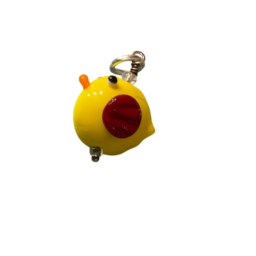 Lampwork Chicken Glass Bead