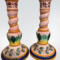 Beautiful Vintage Candlesticks Marked Italy