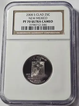 NGC 2006 S New Mexico Clad PF70 Ultra Cameo