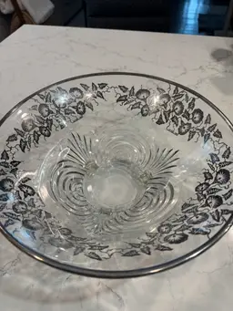 Silver City Glass Bowl