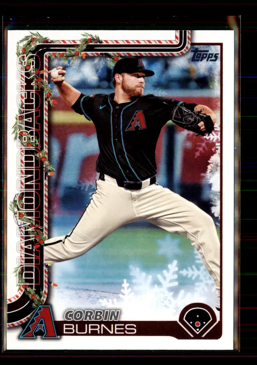 Corbin Burnes 2025 Topps Walmart Holiday #H185 - (135) - Arizona Diamondbacks