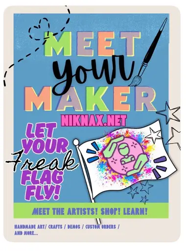 Meet Your Maker Caboose  Letting My Freak Flag Fly Free Corn Husks And Googly Eyes 👀 Art Making With Lupe At BlindArtStudios 