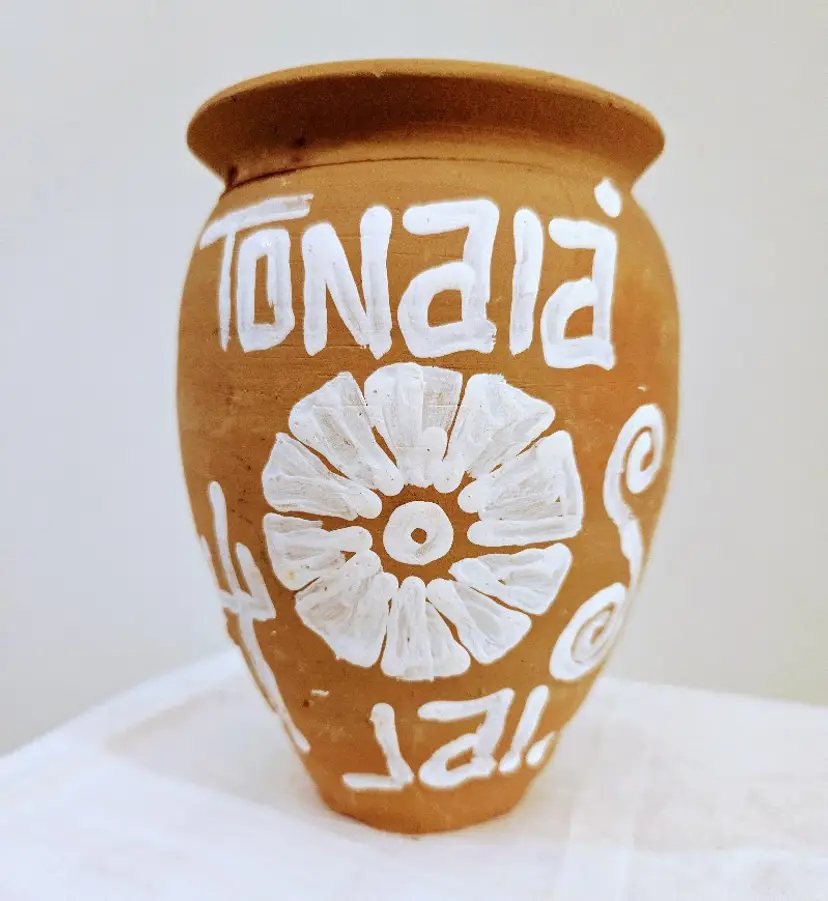 Tonala Mexican Pottery Vase